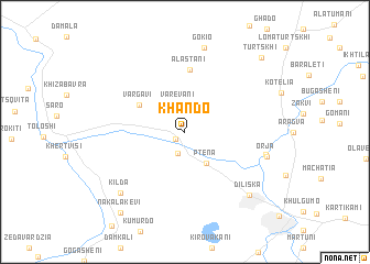 map of Khando