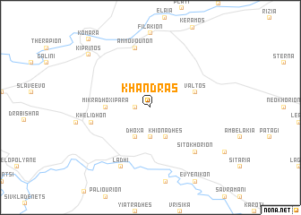 map of Khandrás