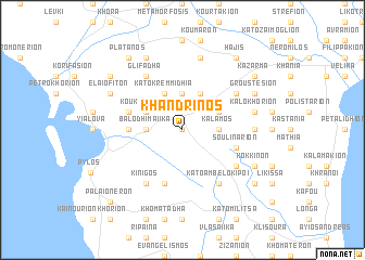 map of Khandrinós