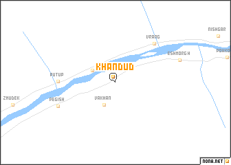 map of Khandūd