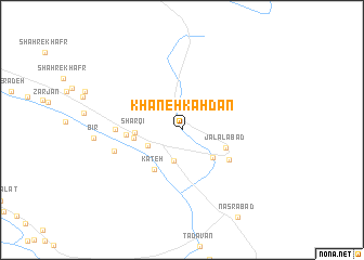 map of Khāneh Kāhdān