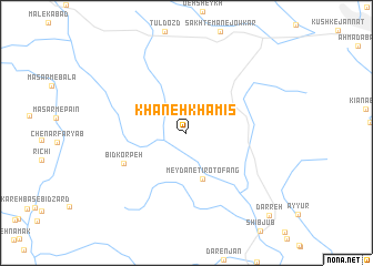 map of Khāneh Khamīs