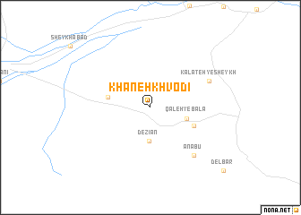 map of Khāneh Khvodī