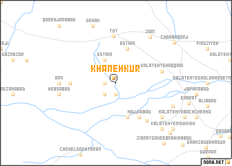map of Khāneh Kūr