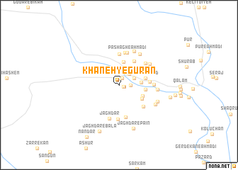 map of Khāneh-ye Gūrān