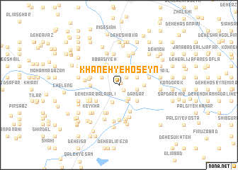 map of Khāneh-ye Ḩoseyn