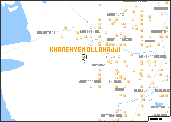 map of Khāneh-ye Mollā Ḩājjī