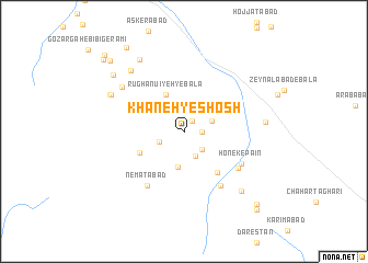 map of Khāneh-ye Shosh