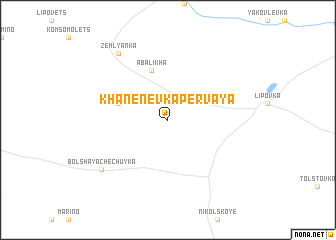 map of Khanenevka Pervaya