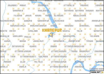map of Khanepur