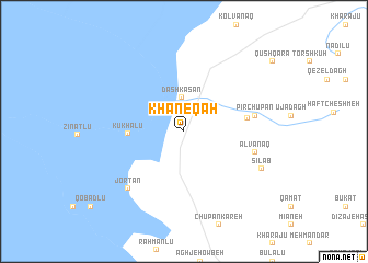 map of Khāneqāh