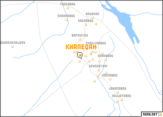 map of Khāneqāh