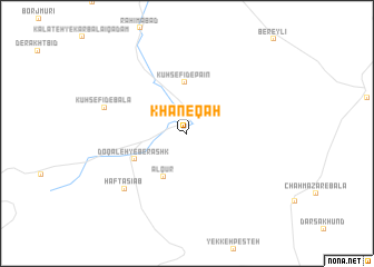 map of Khāneqāh