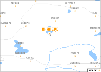 map of Khanëvo