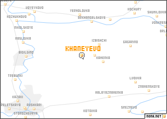 map of Khaneyevo