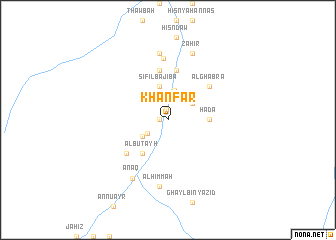 map of Khanfar