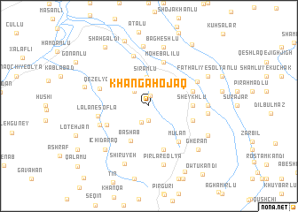 map of Khāngāh Ojāq