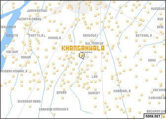 map of Khāngāhwāla