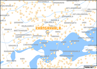 map of Khāngāhwāla