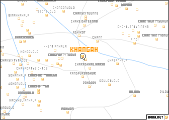 map of Khāngāh