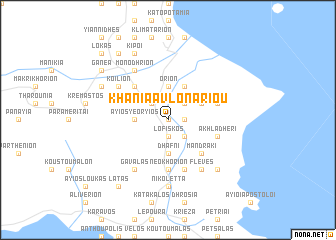 map of Khánia Avlonaríou