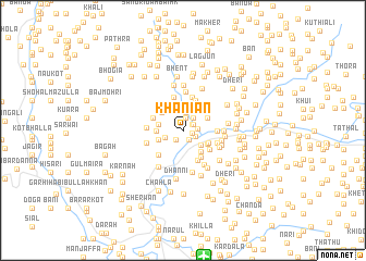 map of Khaniān