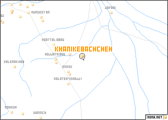map of Khānīk-e Bachcheh