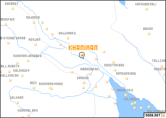 map of Khānīman