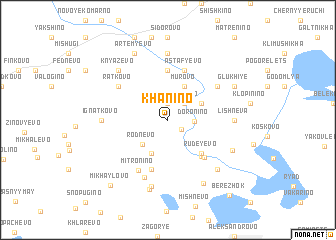 map of Khanino