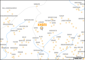 map of Khāni