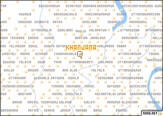 map of Khanjana