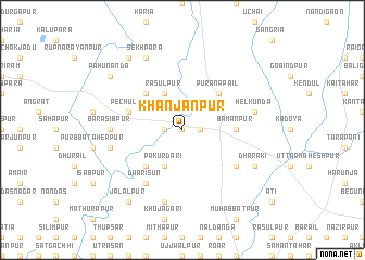 map of Khanjanpur