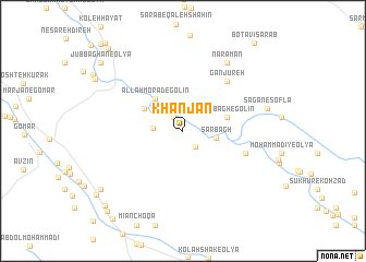 map of Khān Jān