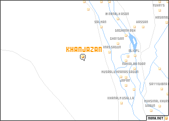 map of Khān Jazān