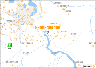 map of Khānkahbāgh