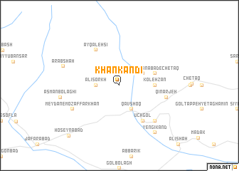 map of Khān Kandī