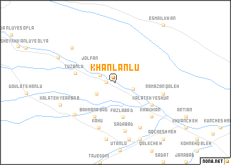 map of Khanlānlū