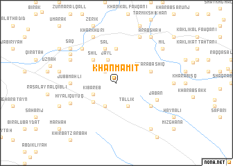map of Khān Māmīt