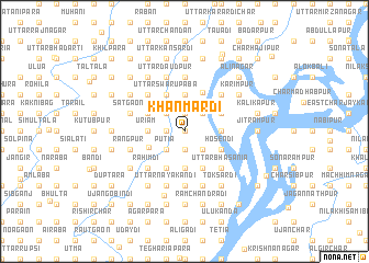 map of Khānmardi