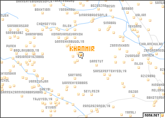 map of Khān Mīr