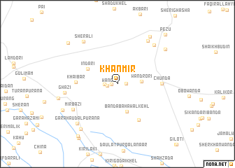 map of Khān Mīr