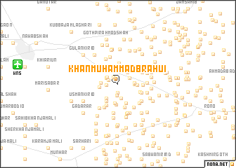 map of Khān Muhammad Brāhui