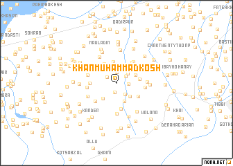 map of Khān Muhammad Kosh