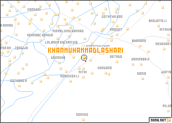 map of Khān Muhammad Lashāri