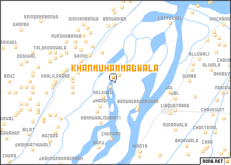 map of Khān Muhammadwāla