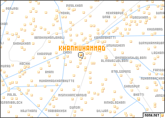 map of Khān Muhammad