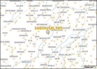 map of Khān Musalmān