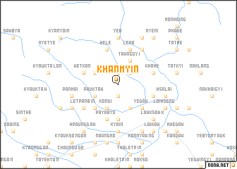 map of Khanmyin