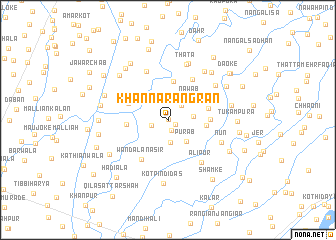 map of Khanna Rangrān