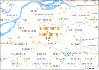 map of Khānoāna